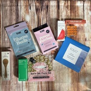 Multi Brand 9 Item Bath Body Makeup Beauty Bundle